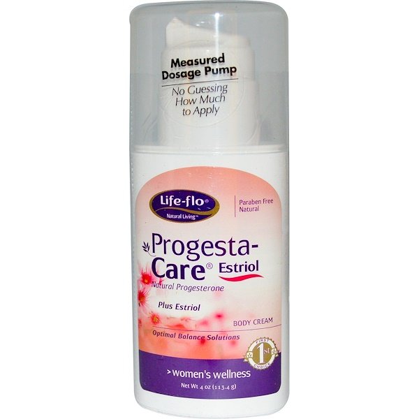 Life-flo, プロゲスタ-ケア® エストリオール, ボディクリーム, 4 オンス (113.4 g)