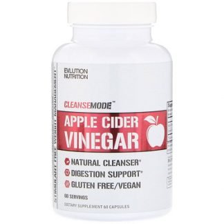 EVLution Nutrition, リンゴ酢、60カプセル
