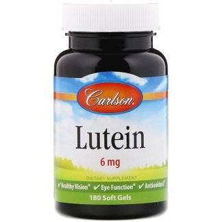 Carlson Labs, ルテイン、 6 mg、 180ソフトジェル