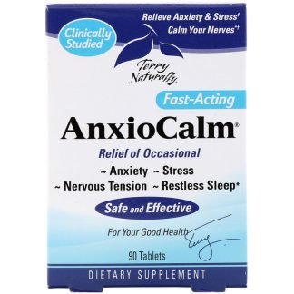EuroPharma, Terry Naturally, AnxioCalm、90錠