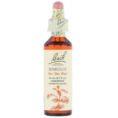 Bach, オリジナルフラワーレメディ、ミムラス、20ml（0.7液量オンス）