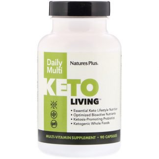 Nature's Plus, KetoLiving、デイリー マルチ、カプセル90個