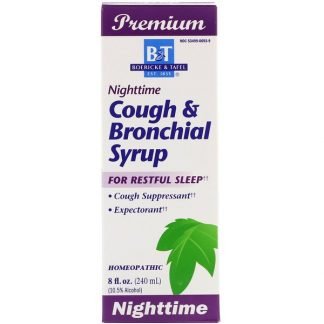 Boericke & Tafel, Nighttime Cough & Bronchial Syrup, 8 fl oz (240 ml)