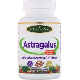 Paradise Herbs, Astragalus, 120 Vegetarian Capsules