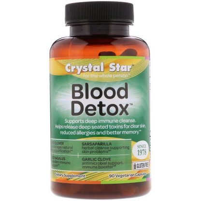 Crystal Star, ブラッドデトックス, 90錠 (ベジカプセル) (Discontinued Item)