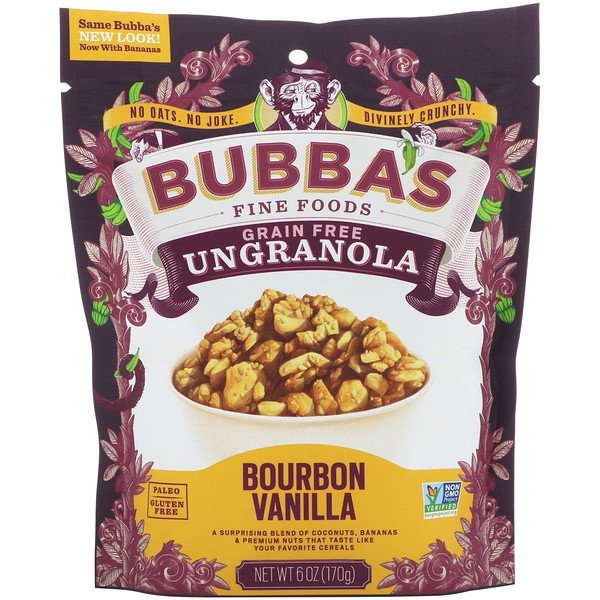 Bubba's Fine Foods, アングラノーラ、バーボンバニラ、6オンス (170 g)