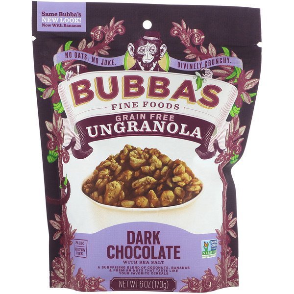 Bubba's Fine Foods, ウングラノーラ、ウーバーチョコレート、6 oz (170 g)