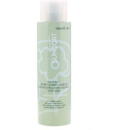 Suncoat, ナチュラルへアカーミングセラム、6 fl oz (180 ml)