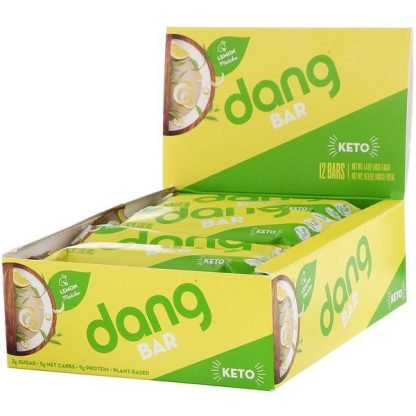 Dang Foods LLC, ケトバー、レモン抹茶、12本、各1.4 oz (40 g)