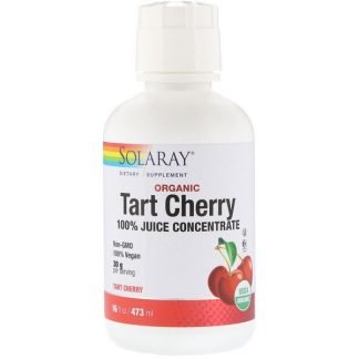 Solaray, Organic Tart Cherry, 100% Juice Concentrate, 16 fl oz (473 ml)