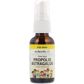 Eclectic Institute, 子供用、 プロポリス アストラガルス、 のどスプレー、 1 液量オンス (30 ml)