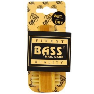 Bass Brushes, 100% ナチュラルブリストル ネイルクレンジングブラシ、 エキストラファーム 、 1 ブラシ