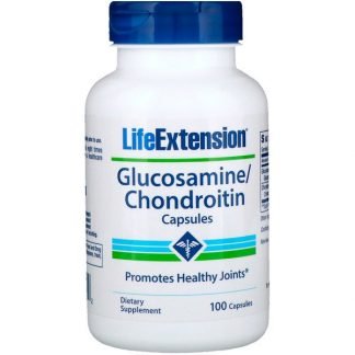 Life Extension, グルコサミン／コンドロイチンカプセル、100粒