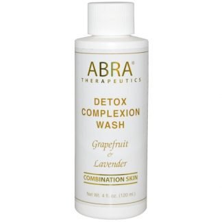 Abra Therapeutics, デトックス・コンプレクション・ウォッシュ、グレープフルーツ &ラベンダー、4液量オンス (120 ml)
