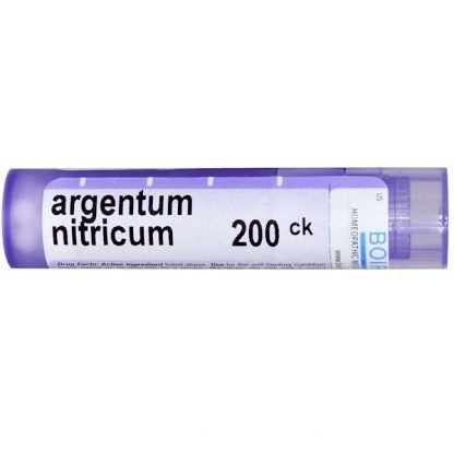Boiron, Single Remedies, Argentum Nitricum（アルゲンタム ニトリクム）、200CK、約80ペレット