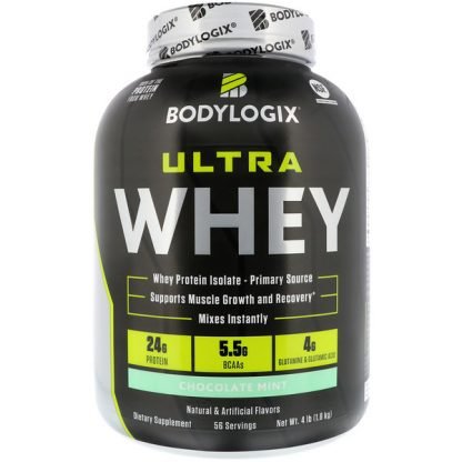 Bodylogix, ウルトラホエイ、チョコレートミント、4 lb (1.8 kg) (Discontinued Item)