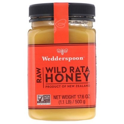 Wedderspoon, 100% ロー, ワイルド ラタハニー, 17.6 oz (500 g)