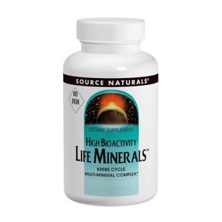 Source Naturals, ライフミネラル, 鉄分無し, 120錠