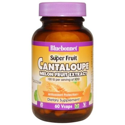 Bluebonnet Nutrition, カンタロープ、メロン果実エキス、100 IU、60 Vcaps®（ベジカプセル）