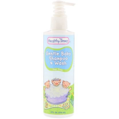 Healthy Times, ジェントルベビー、シャンプー & ウォッシュ、目に優しい、8 fl液量オンス (236 ml)