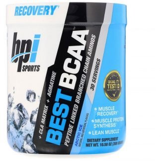 BPI Sports, ベストBCAA、ペプチド結合分岐鎖アミノ酸、アークティックアイス、10.58オンス (300 g) (Discontinued Item)