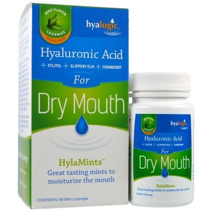 Hyalogic LLC, ヒアルロン酸、ライマウス、 Hylaミンツ、 60 ミントロゼンジ
