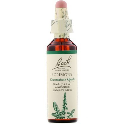 Bach, Original Flower Remedies, Agrimony, 0.7 fl oz (20 ml)