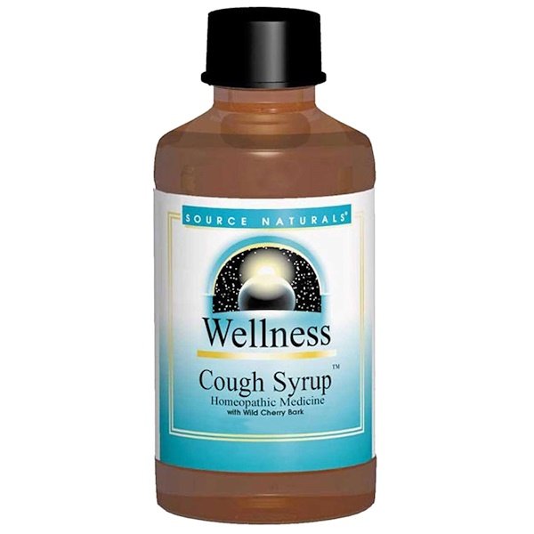 Source Naturals, ウェルネス, 咳止めシロップ, 8 液量オンス (236 ml)