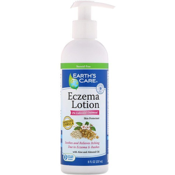 Earth's Care, Eczema Lotion, 2% Colloidal Oatmeal, 8 fl oz (237 ml)