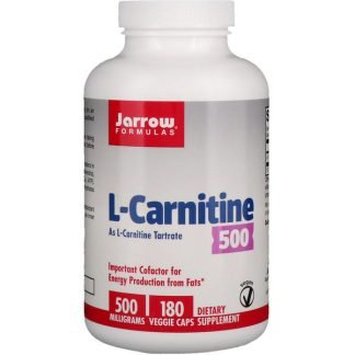 Jarrow Formulas, L-カルニチン 500、 500 mg、 180カプセル (Discontinued Item)