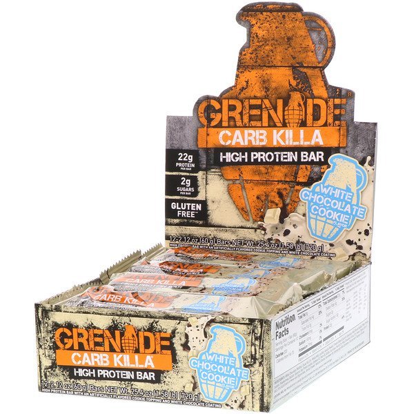 Grenade, カーブキラバー、ホワイトチョコレートクッキー、12本、各60g