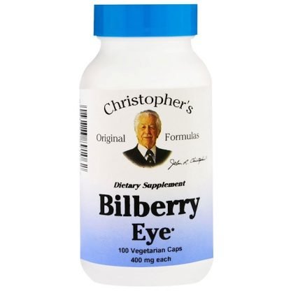 Christopher's Original Formulas, ビルベリー･アイ、450 mg、100ベジカプセル
