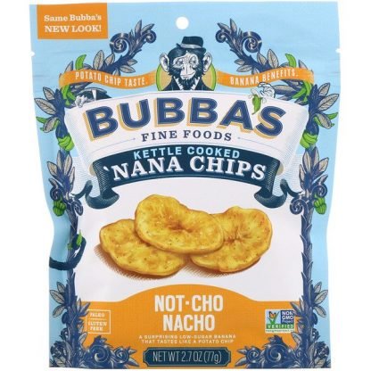 Bubba's Fine Foods, 'ナナチップス、マチョナチョ、2.7オンス (77 g)