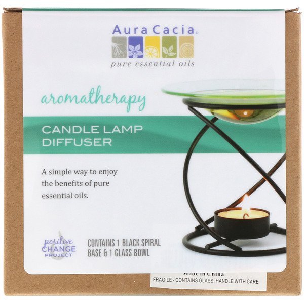 Aura Cacia, アロマセラピー キャンドル・ ランプ・ディフュザー