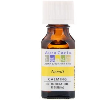 Aura Cacia, ネロリ、カーミング、0.5 液量オンス (15 ml)