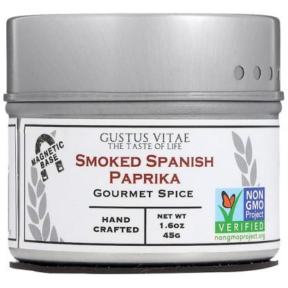 Gustus Vitae, グルメスパイス、燻製スペイン風パプリカ、1.6 oz (45 g)