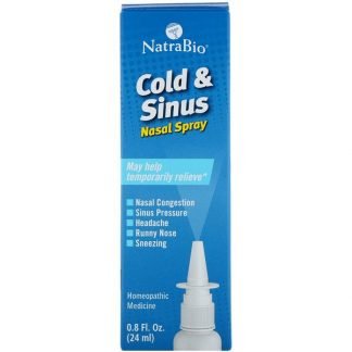NatraBio, 風邪 & 鼻腔、 鼻腔スプレー、 0.8 fl oz (24 ml)