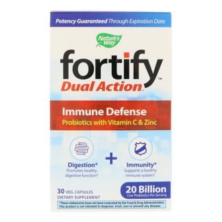 Nature's Way, 強化、デュアルアクション免疫防御、200億、30野菜カプセル