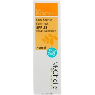 MyChelle Dermaceuticals, Sun Shield Coconut, SPF 28, Normal, 2.3 fl oz (68 ml)