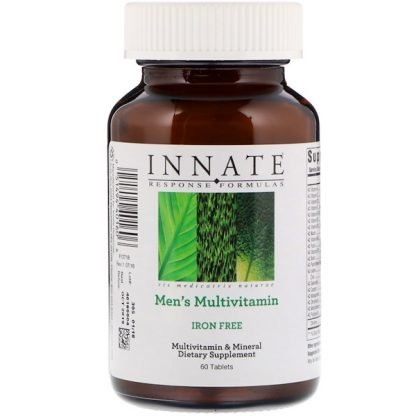 Innate Response Formulas, メンズマルチビタミン、鉄分不使用、60錠