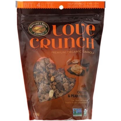 Nature's Path, ラブクランチ、ダークチョコレート＆ピーナッツバター、325 g（11.5 oz）