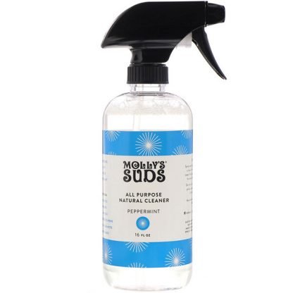 Molly's Suds, オールパーポス・チュラルクリーナー、ペッパーミント、475ml
