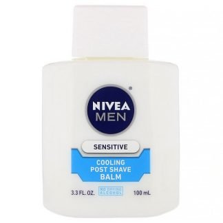 Nivea, 男性用、センシティブ、クーリングポストシェーブバーム、100 ml（3.3 fl oz）