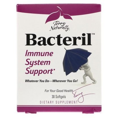 EuroPharma, Terry Naturally, Bacteril（バクテリル）、ソフトジェル30個