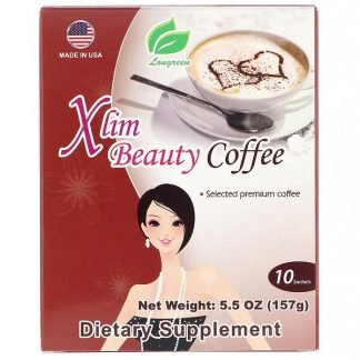 Longreen, Xlim（エクシリム）ビューティコーヒー、10袋、157 g（5.5 oz）