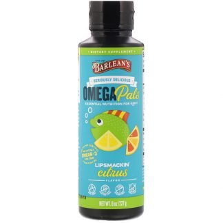 Barlean's, Seriously Delicious Omega Pals, Lipsmackin' Citrus, 8 oz (227 g)
