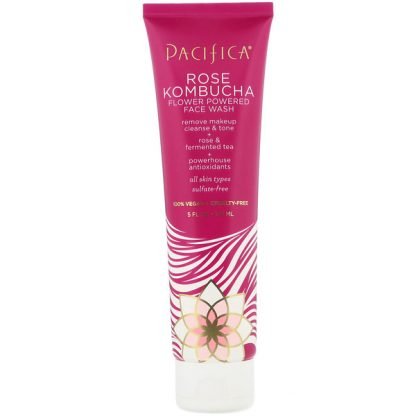 Pacifica, ローズコンプ茶、花を主原料とするフェイスウォッシュ、5 fl oz (147 ml)