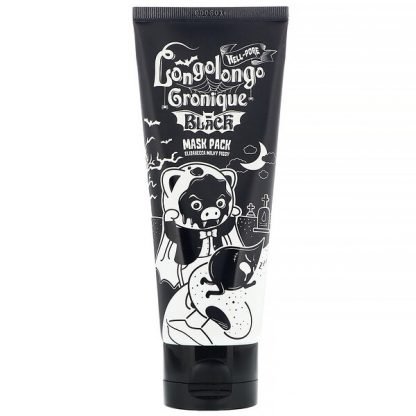 Elizavecca, ミルキーピギー、ヘルポア、ロンゴロンゴグロニックブラックマスクパック、100ml（3.38oz）