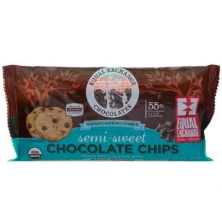 Equal Exchange, オーガニック、チョコレートチップ、セミスウィート、10 oz (283.5 g)
