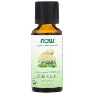 Now Foods, オーガニックエッセンシャルオイル、アトラスシーダー、30ml（1fl oz）